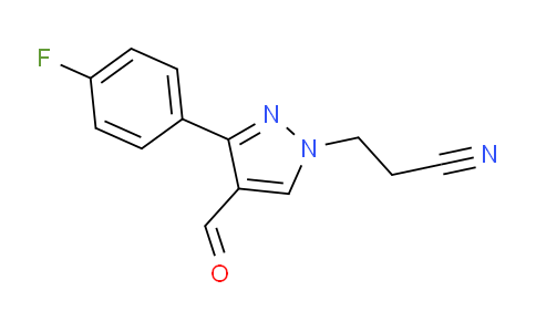 255710-85-1 | 3-[3-(4-氟苯基)-4-甲酰基-1H-吡唑-1-基]丙腈