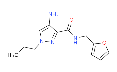 MC2T9801 | 2101195-41-7 | 4-amino-N-(2-furylmethyl)-1-propyl-1H-pyrazole-3-carboxamide