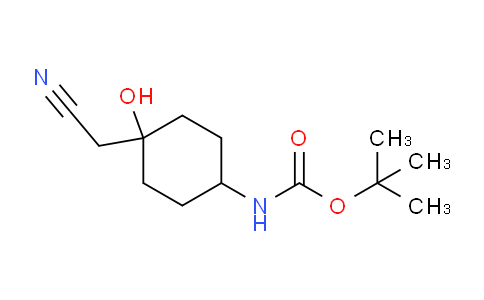 1656989-97-7 | tert-butyl N-[4-(cyanomethyl)-4-hydroxycyclohexyl]carbamate