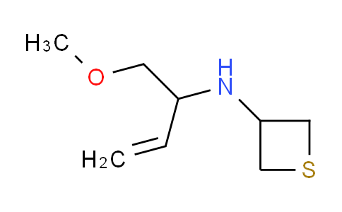 1849255-55-5 | N-(1-甲氧基丁-3-烯-2-基)硫杂环丁烷-3-胺