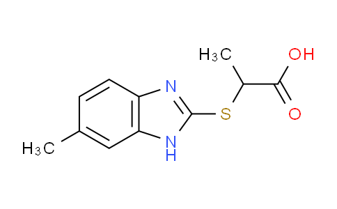 MC2U4858 | 728035-45-8 | 2-[(6-Methyl-1H-benzimidazol-2-yl)thio]-propanoic acid