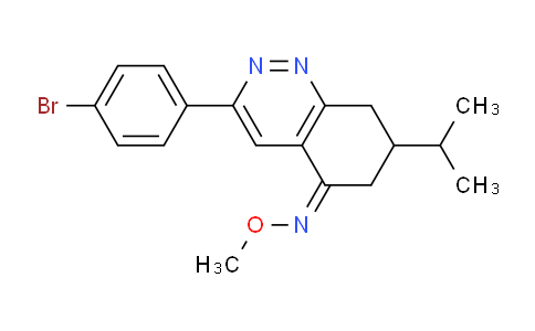 DY2U5414 | 1025144-71-1 | (Z)-3-(4-bromophenyl)-N-methoxy-7-propan-2-yl-7,8-dihydro-6H-cinnolin-5-imine