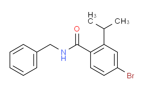 MC2U6986 | 2364585-12-4 | N-Benzyl-4-bromo-2-isopropylbenzamide