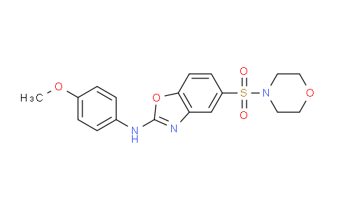 730949-76-5 | N-(4-methoxyphenyl)-5-(morpholine-4-sulfonyl)-1,3-benzoxazol-2-amine