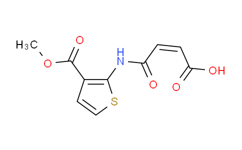 MC2U9201 | 590376-34-4 | (2Z)-3-{[3-(methoxycarbonyl)thiophen-2-yl]carbamoyl}prop-2-enoic acid
