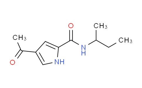 478249-62-6 | 4-乙酰基-N-(2-丁基)-1H-吡咯-2-甲酰胺