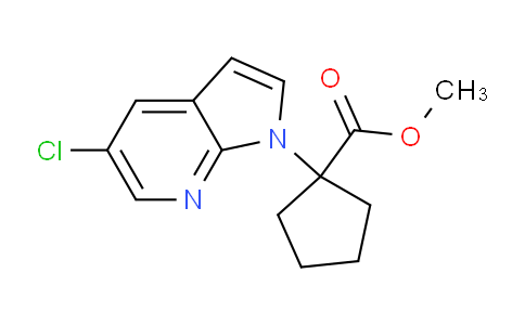 1638768-95-2 | methyl 1-{5-chloro-1H-pyrrolo[2,3-b]pyridin-1-yl}cyclopentane-1-carboxylate