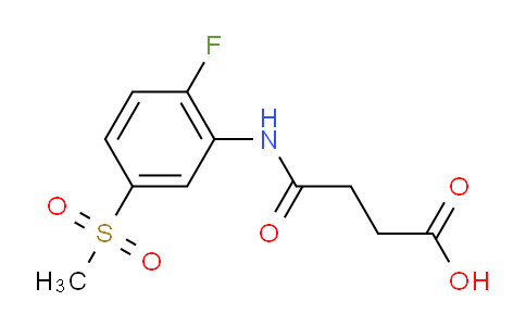 389609-83-0 | 4-{2-氟-5-(甲基磺酰基)苯基氨基}-4-氧代丁酸