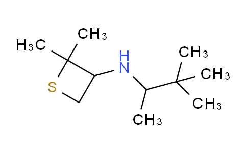 1858613-62-3 | N-(3,3-二甲基丁-2-基)-2,2-二甲基硫杂环丁烷-3-胺