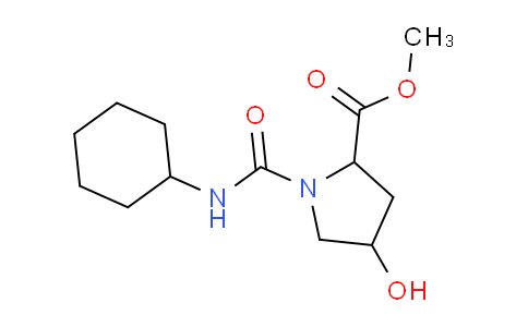 DY2W4505 | 1173195-05-5 | METHYL 1-[(CYCLOHEXYLAMINO)CARBONYL]-4-HYDROXY-2-PYRROLIDINECARBOXYLATE