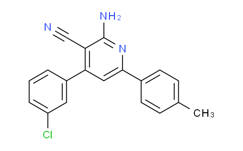 MC2W5163 | 338794-66-4 | 3-吡啶腈，2-氨基-4-(3-氯苯基)-6-(4-甲基苯基)-