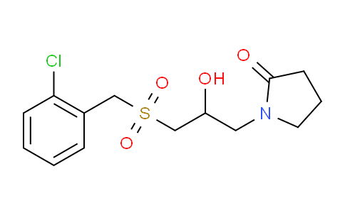 DY2W5292 | 400083-33-2 | 1-{3-[(2-chlorophenyl)methanesulfonyl]-2-hydroxypropyl}pyrrolidin-2-one