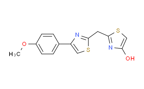 DY2W5837 | 860651-35-0 | 2-{[4-(4-methoxyphenyl)-1,3-thiazol-2-yl]methyl}-1,3-thiazol-4-ol