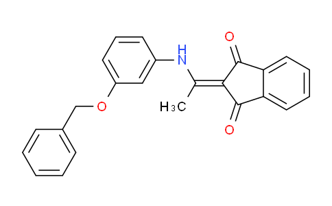 MC2W5846 | 1024375-29-8 | 2-[1-(3-phenylmethoxyanilino)ethylidene]indene-1,3-dione