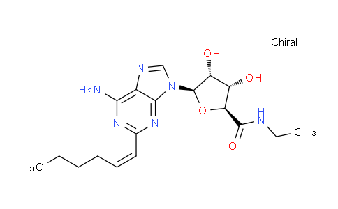 181873-19-8 | β-D-Ribofuranuronamide, 1-[6-amino-2-(1-hexenyl)-9H-purin-9-yl]-1-deoxy-N-ethyl-, (Z)- (9CI)
