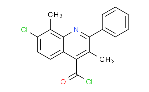 1160256-98-3 | 7-Chloro-3,8-dimethyl-2-phenylquinoline-4-carbonyl chloride