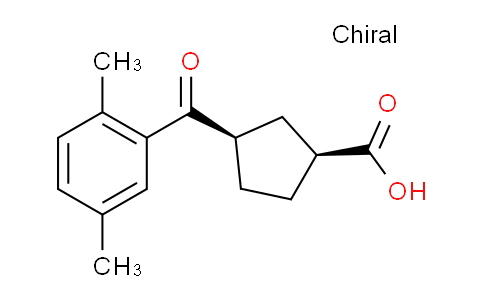 MC2Y0264 | 732253-05-3 | 顺式-3-(2,5-二甲基苯甲酰)环戊烷-1-羧酸
