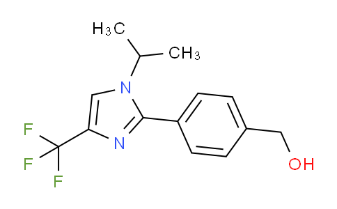 CAS No. 2446484-53-1, Benzenemethanol, 4-[1-(1-methylethyl)-4-(trifluoromethyl)-1H-imidazol-2-yl]-