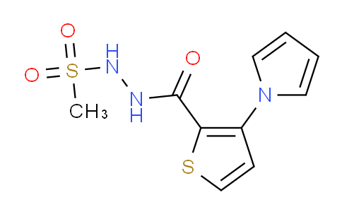 478062-80-5 | N'-methanesulfonyl-3-(1H-pyrrol-1-yl)thiophene-2-carbohydrazide