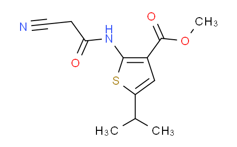 MC2Y1267 | 515861-09-3 | 2-(氰乙酰基)氨基-5-异丙基噻吩-3-甲酸甲酯