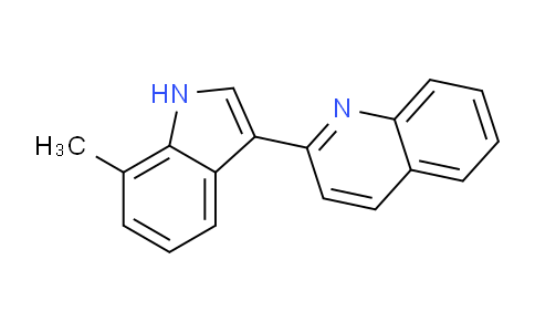 218464-59-6 | 2-(7-Methyl-1H-indol-3-yl)quinoline