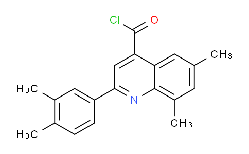 1160254-95-4 | 2-(3,4-Dimethylphenyl)-6,8-dimethylquinoline-4-carbonyl chloride