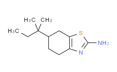 676348-29-1 | 6-(2-methylbutan-2-yl)-4,5,6,7-tetrahydro-1,3-benzothiazol-2-amine