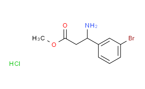 1197825-07-2 | Methyl 3-amino-3-(3-bromophenyl)propanoate hydrochloride