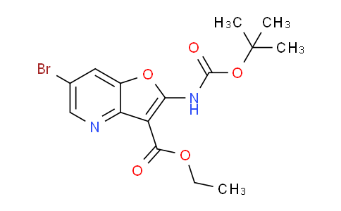 1664403-31-9 | ethyl 6-bromo-2-{[(tert-butoxy)carbonyl]amino}furo[3,2-b]pyridine-3-carboxylate