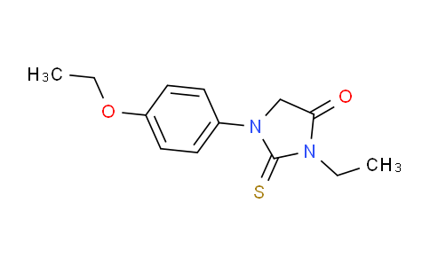 832134-28-8 | 1-(4-乙氧基苯基)-3-乙基-2-硫烷基咪唑烷-4-酮