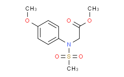 MC2Z3539 | 363183-40-8 | Methyl N-(4-methoxyphenyl)-N-(methylsulfonyl)glycinate