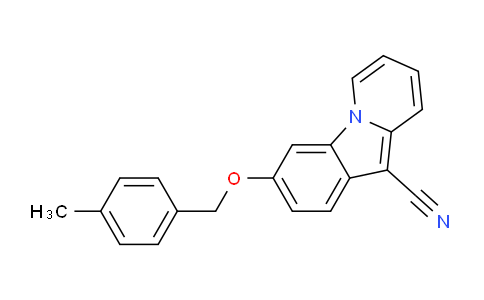 478247-95-9 | 3-[(4-methylphenyl)methoxy]pyrido[1,2-a]indole-10-carbonitrile