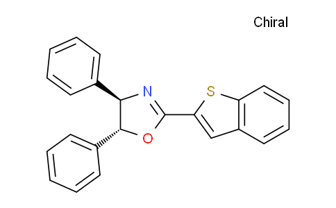 DY2Z5526 | 2828438-82-8 | (4R,5R)-2-(Benzo[b]thiophen-2-yl)-4,5-diphenyl-4,5-dihydrooxazole