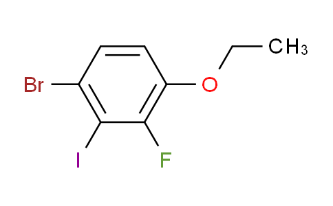 DY2Z7525 | 2386865-54-7 | Benzene, 1-​bromo-​4-​ethoxy-​3-​fluoro-​2-​iodo-