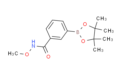 1204742-77-7 | N-Methoxy-3-(4,4,5,5-tetramethyl-1,3,2-dioxaborolan-2-yl)benzamide