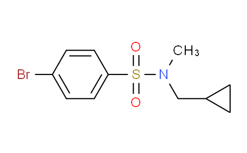 1178144-87-0 | 4-Bromo-N-(cyclopropylmethyl)-N-methylbenzenesulfonamide