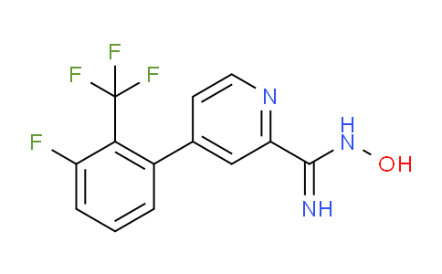 1219454-58-6 | 4-(3-Fluoro-2-trifluoromethylphenyl)-N-hydroxy-pyridine-2-carboxamidine