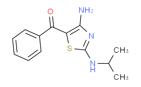 CAS No. 204188-41-0, (4-Amino-2-(isopropylamino)thiazol-5-yl)(phenyl)methanone