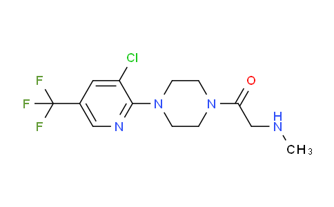 MC2Z9277 | 900640-78-0 | Ethanone, 1-[4-[3-chloro-5-(trifluoromethyl)-2-pyridinyl]-1-piperazinyl]-2-(methylamino)-