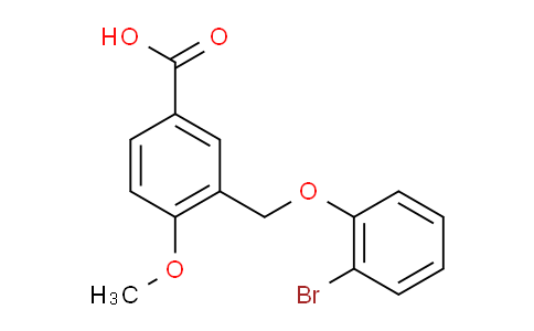 438218-46-3 | 3-(2-溴苯氧基)甲基-4-甲氧基苯甲酸