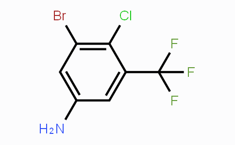 CAS No. 1096698-03-1, 3-Bromo-4-chloro-5-(trifluoromethyl)aniline