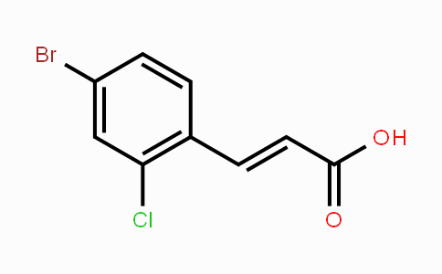 CAS No. 1233055-24-7, 4-Bromo-2-chlorocinnamic acid