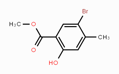 CAS No. 39503-57-6, Methyl 5-bromo-2-hydroxy-4-methylbenzoate