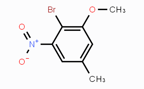 CAS No. 98545-65-4, Anisole, 2-bromo-5-methyl-3-nitro-
