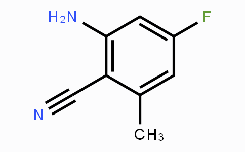 CAS No. 159020-76-5, 2-Amino-4-fluoro-6-methylbenzonitrile