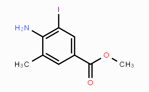 CAS No. 180624-11-7, Methyl 4-amino-3-iodo-5-methylbenzoate