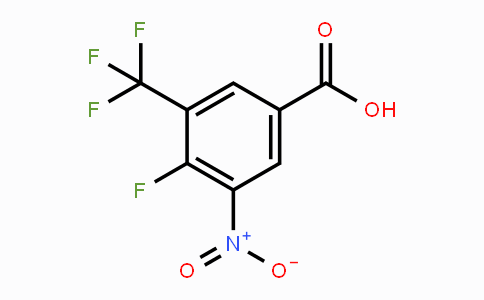 CAS No. 878572-17-9, 4-Fluoro-3-nitro-5-(trifluoromethyl)benzoic acid