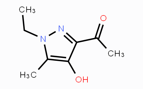 CAS No. 1187732-72-4, 1-(1-Ethyl-4-hydroxy-5-methyl-1H-pyrazol-3-yl)ethanone