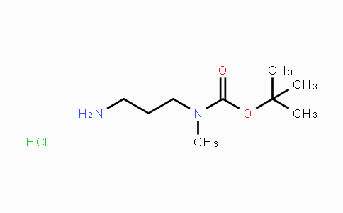 CAS No. 1188263-67-3, tert-Butyl (3-aminopropyl)(methyl)carbamate hydrochloride