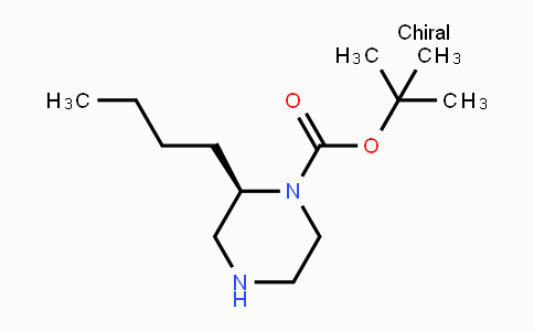 CAS No. 1212133-43-1, (R)-tert-Butyl 2-butylpiperazine-1-carboxylate